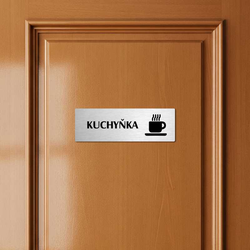 Kuchyňka, 200x66mm, zlatá popiska 